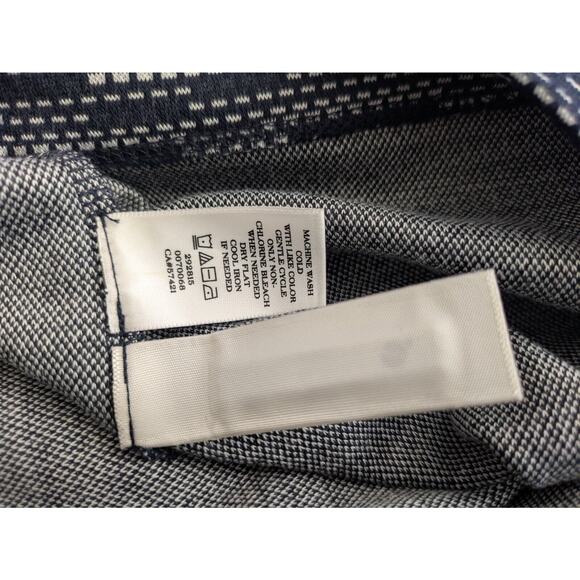 Ann Taylor Shift Dress Size 2 Blue White Cap Sleeve Zip Back Stretchy Formal NEW - Picture 12 of 12